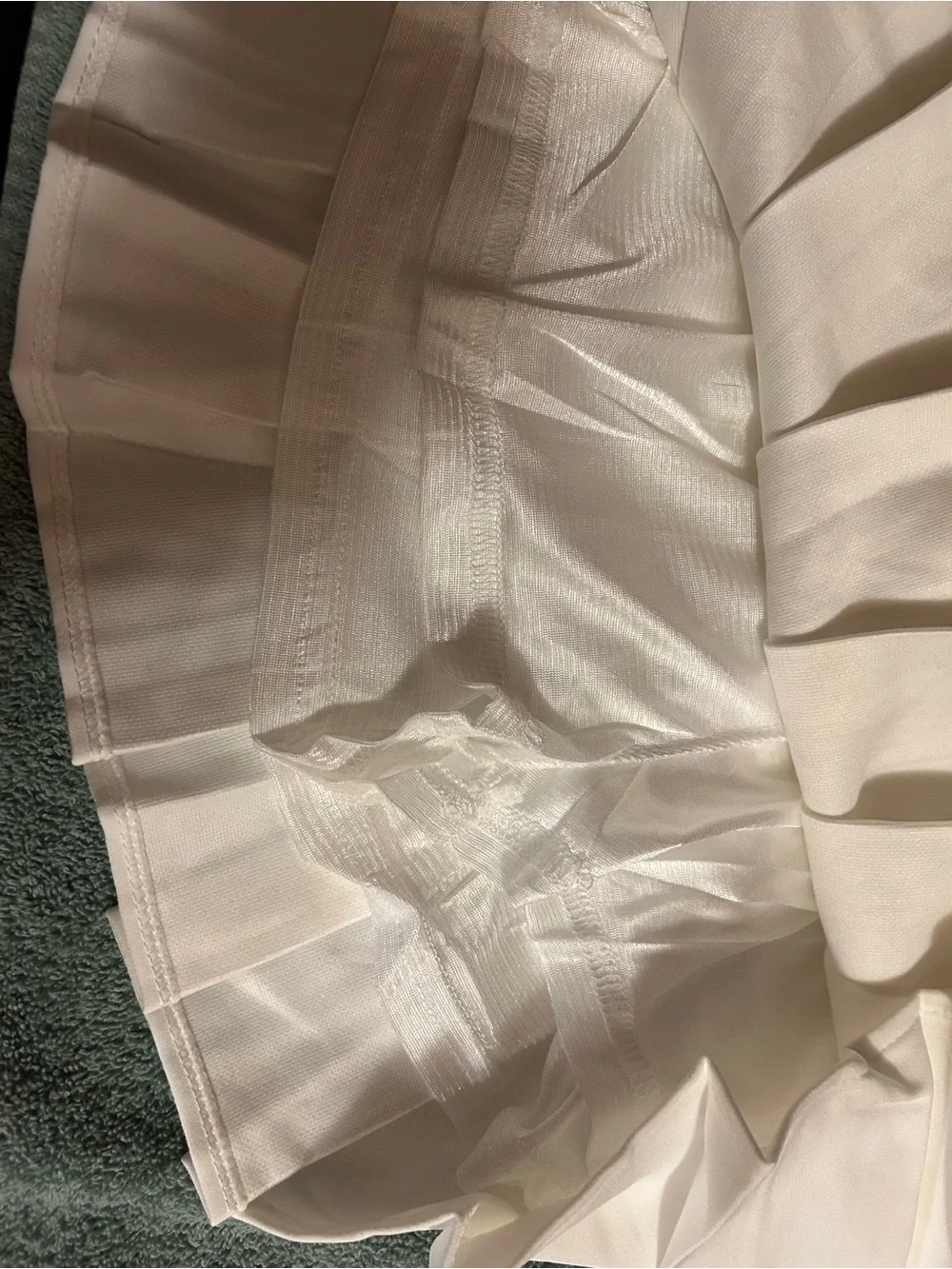 Girls' Pleated Skirt in Cream - Kids Bottoms